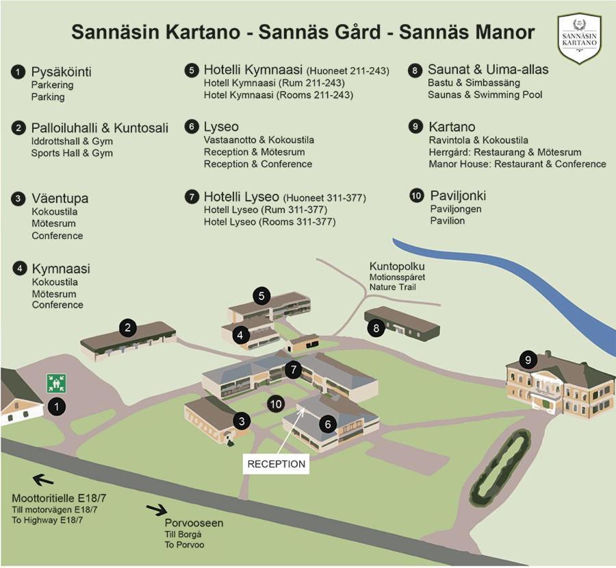 Hotel Sannasin Kartano Esterno foto